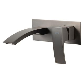 Встраиваемый смеситель для раковины Gappo G1007-29 оружейная сталь